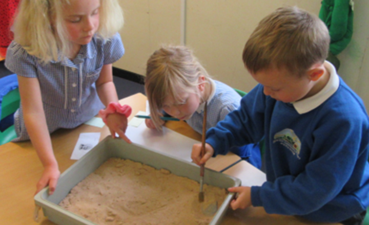 Image of Class 1 & 2's Fossil Finding Fun